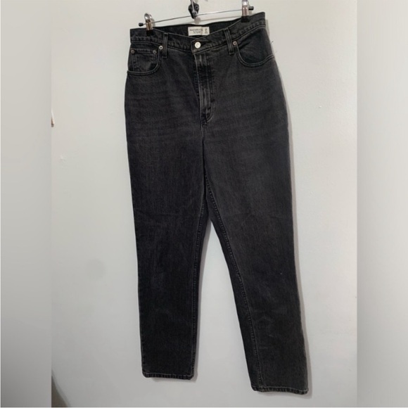 Abercrombie and fitch the 90s straight ultra high rise size 27/4R curve love - Picture 8 of 13